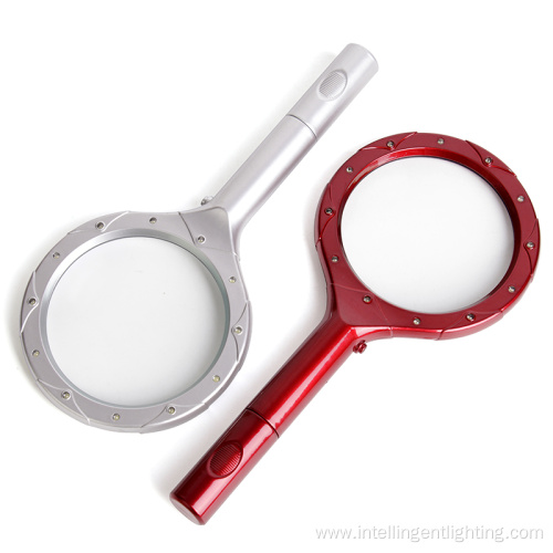 12 led Hand Magnifying Glass reading led Lamp